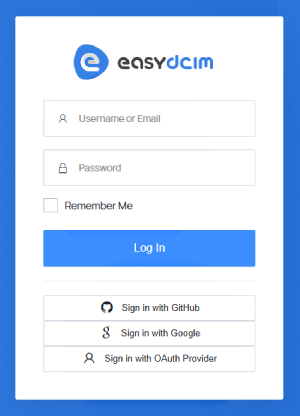 SSO Login Page - EasyDCIM v1.14.0