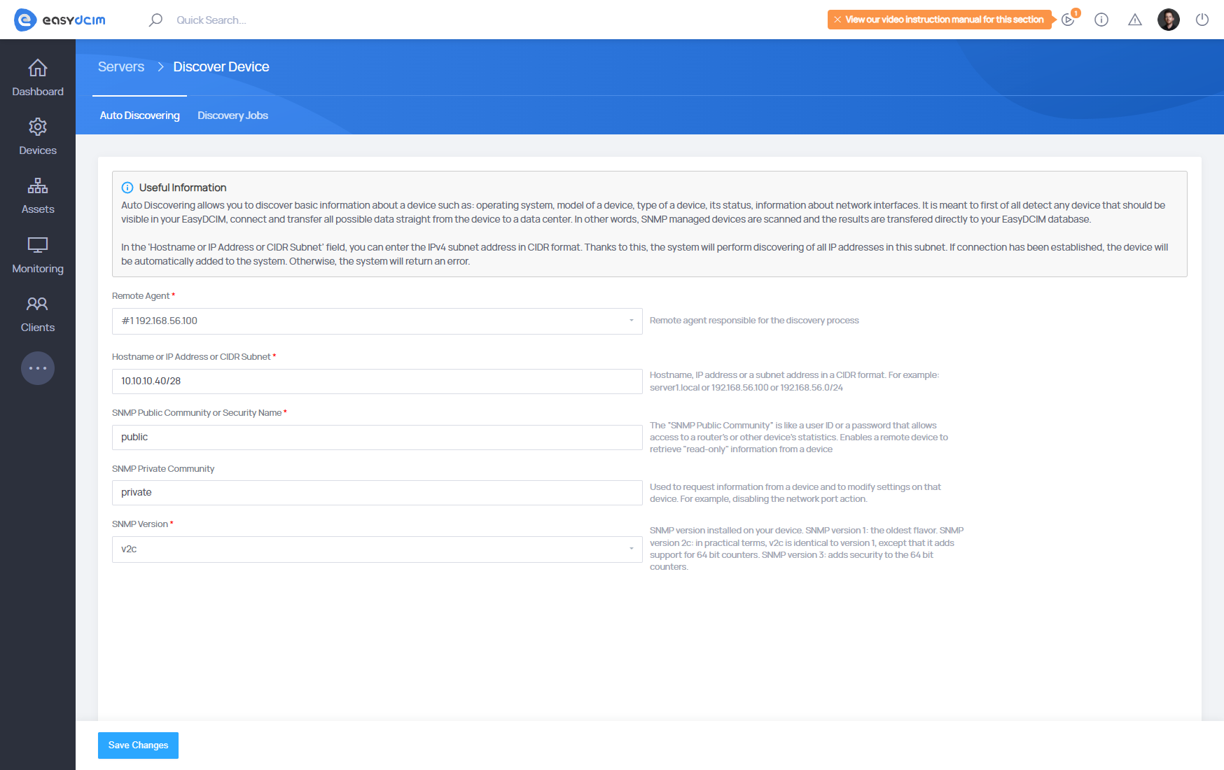 Migrating Data: Network Devices - EasyDCIM Documentation