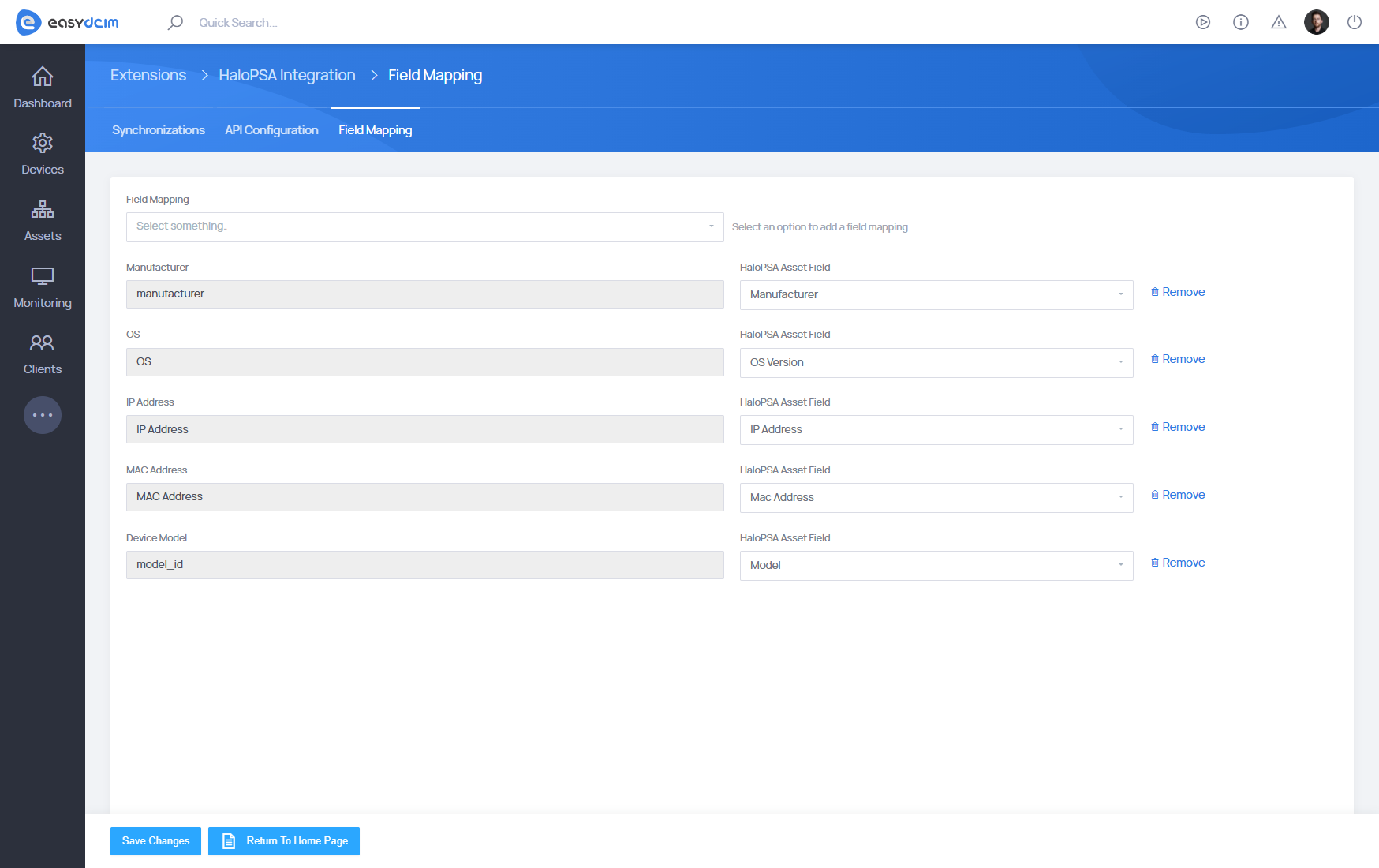 EasyDCIM HaloPSA Integration For EasyDCIM Module - Screenshot 4