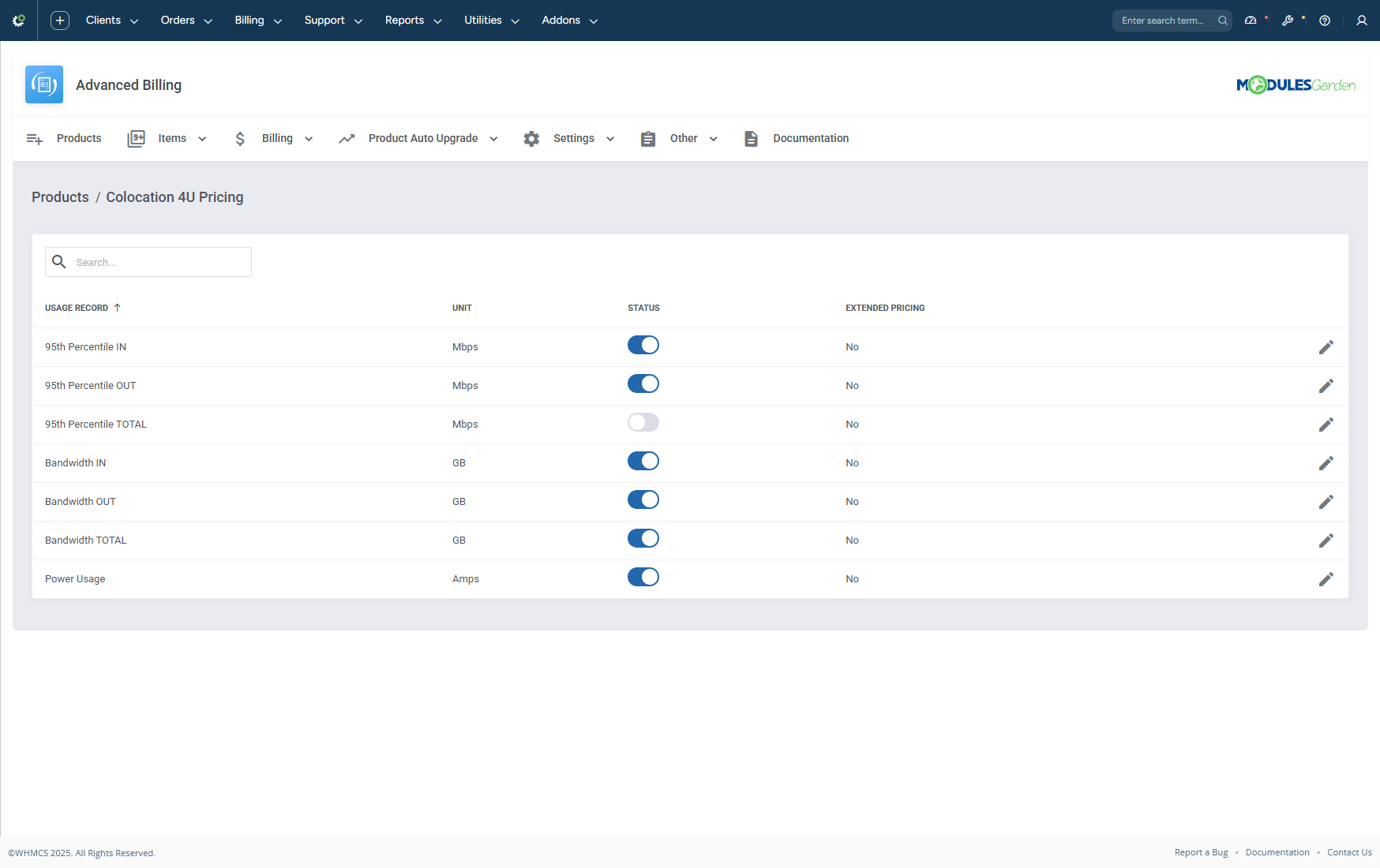 Colocation Services Billing - EasyDCIM Billing Integration - Screenshot 10