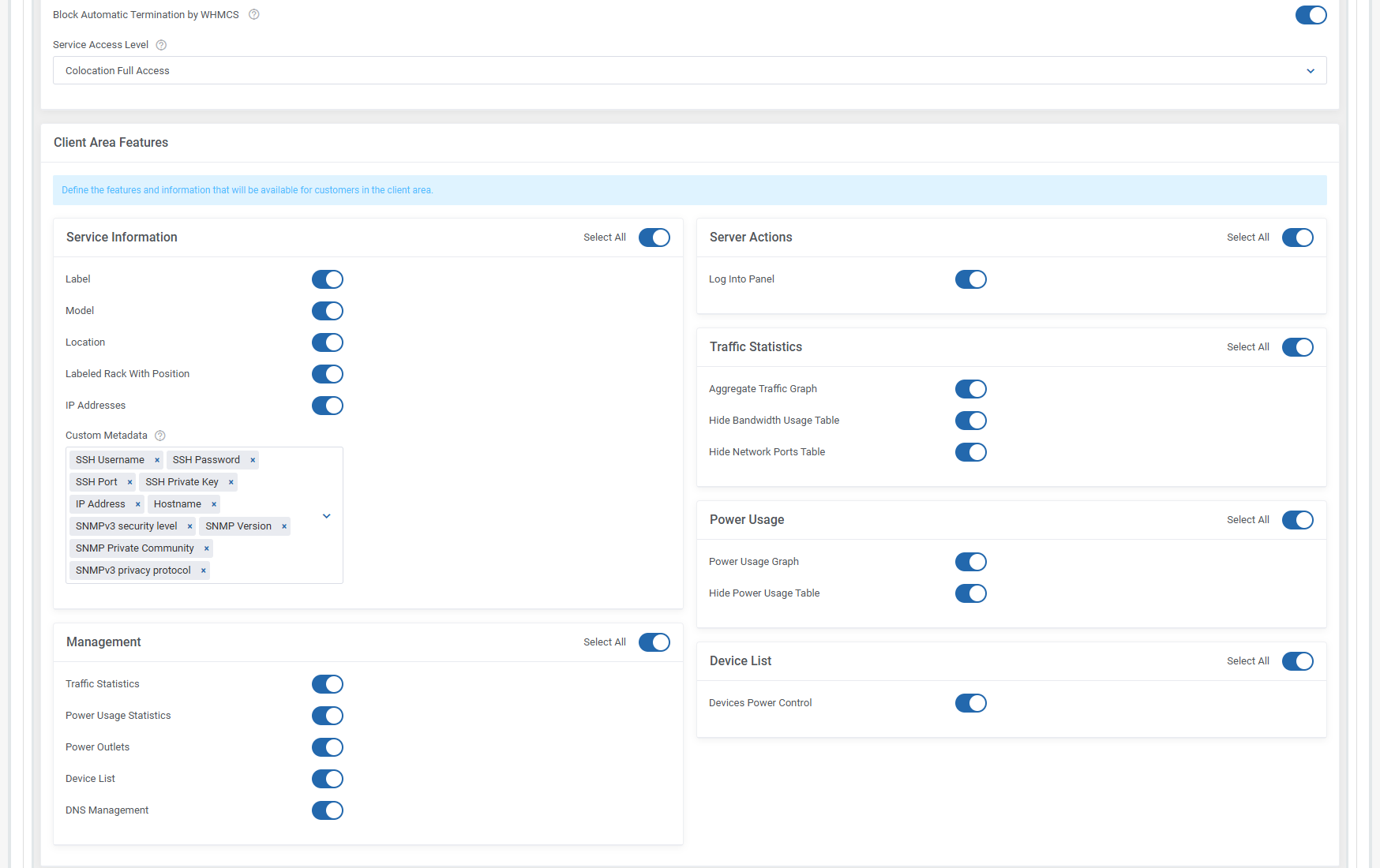 Colocation Services Billing - EasyDCIM Billing Integration - Screenshot 14