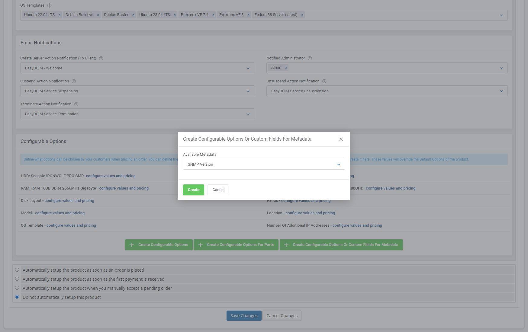 Dedicated Servers Billing - EasyDCIM Billing Integration - Screenshot 16