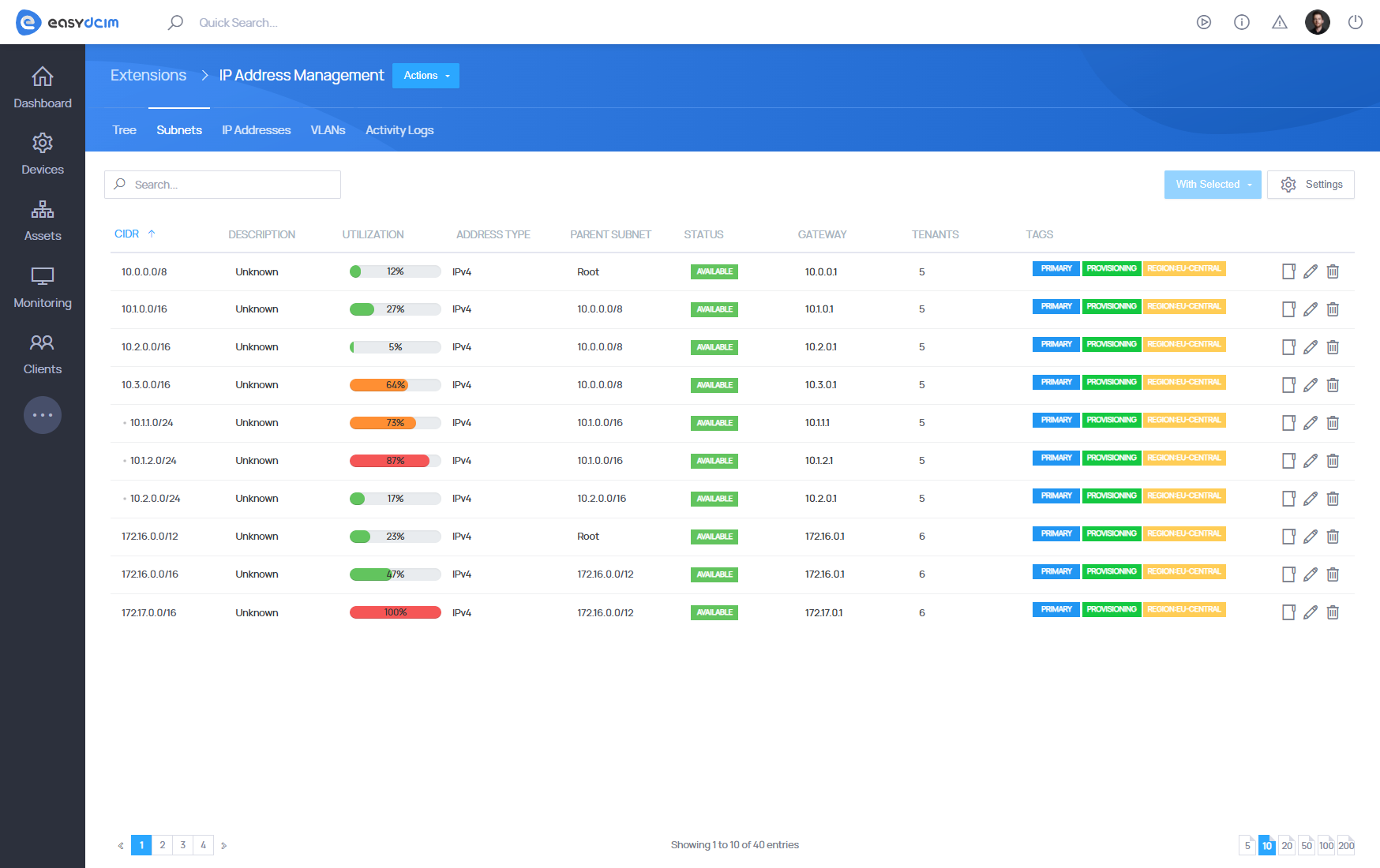 IP Address Management For EasyDCIM Extension - Screenshot 2
