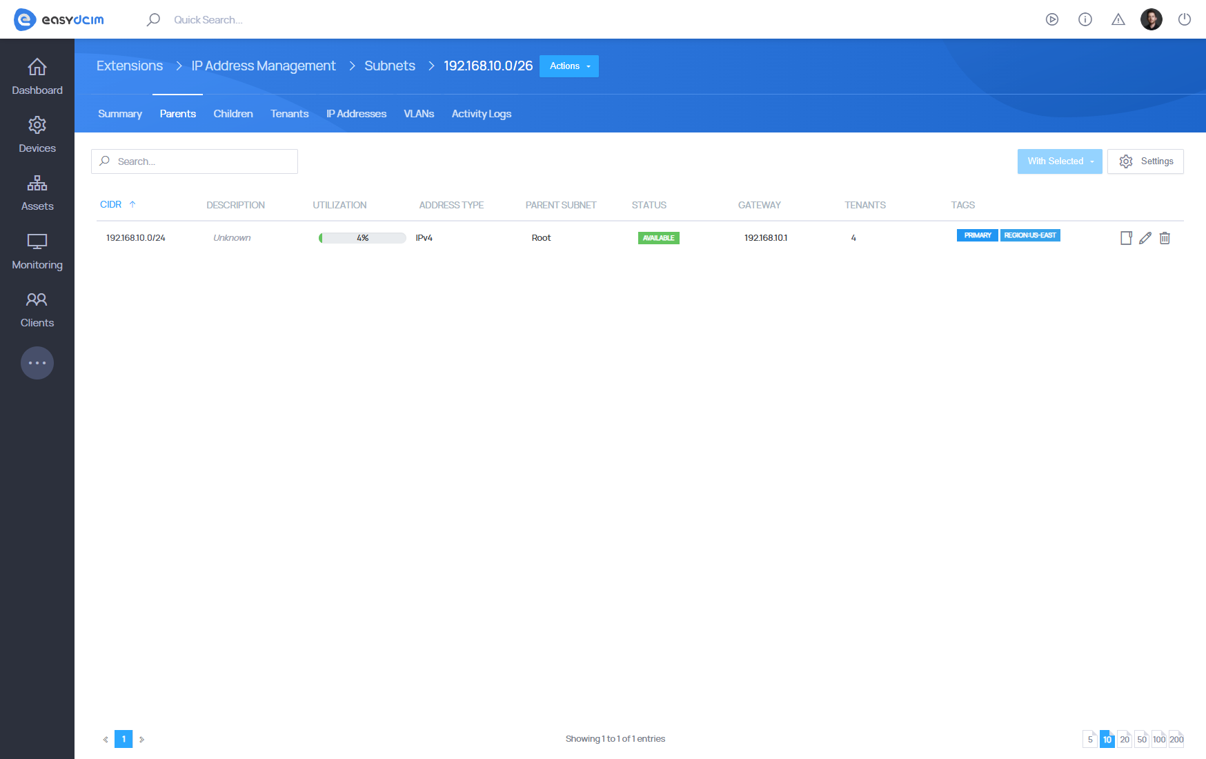 IP Address Management For EasyDCIM Extension - Screenshot 7