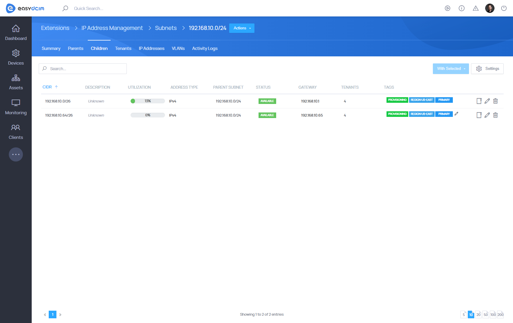 IP Address Management For EasyDCIM Extension - Screenshot 8